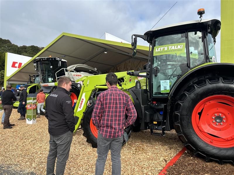 sales rep at mystery creek event