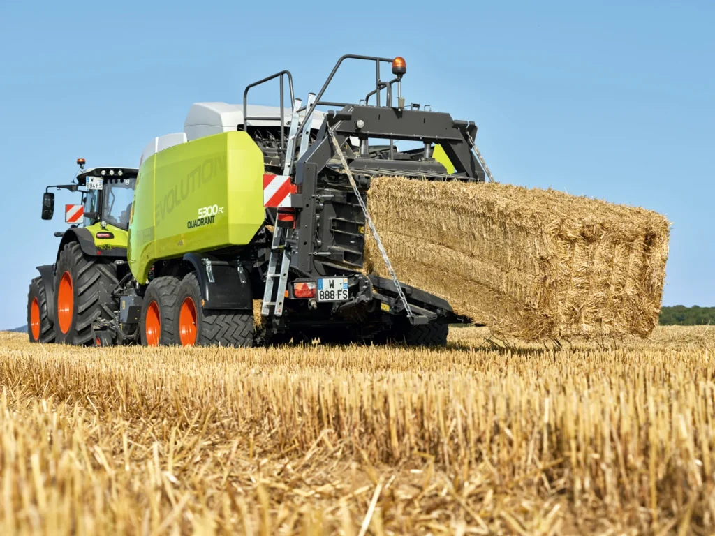 quandrant 5300 evolution with bale coming out